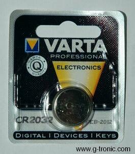 Varta CR2032 Lithium button cell, 230mAh 3V (20 pieces)